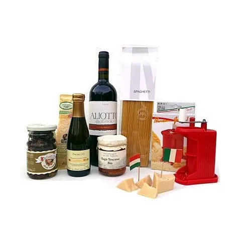 Favorite Holiday Gift Hamper with Sparkling Wine