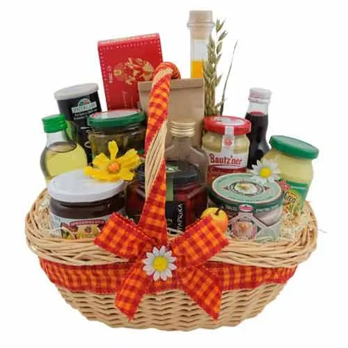 Classy Gift of Happiness Basket of Treats