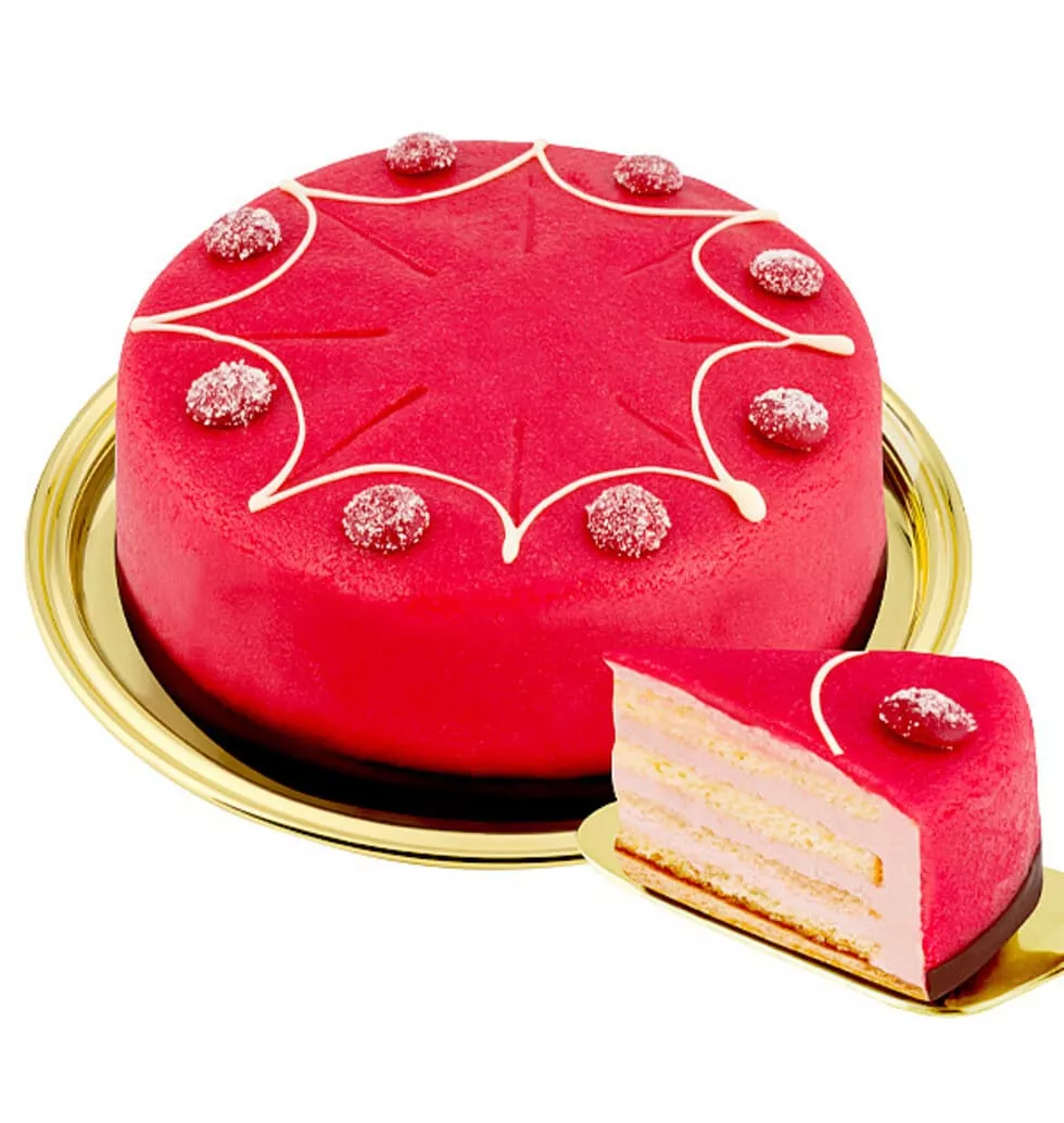 Raspberry Forest Cake for Dessert