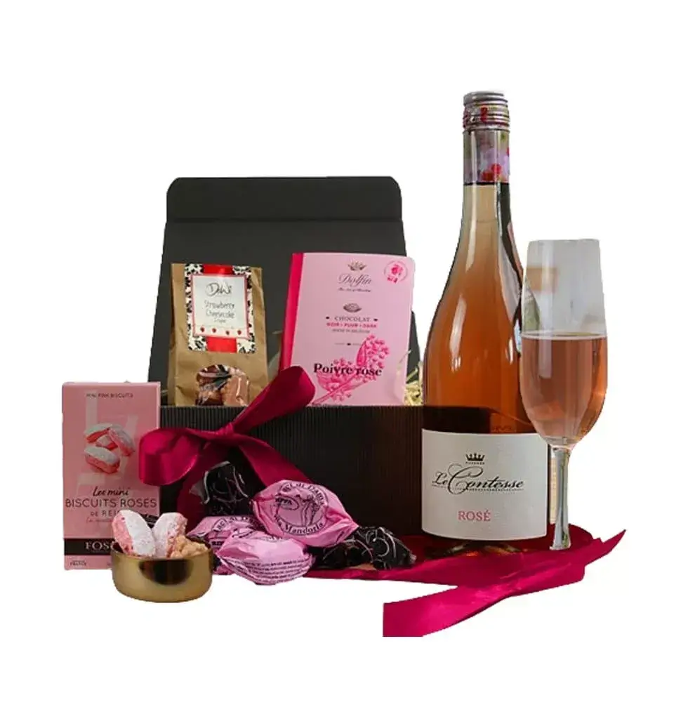 Gift Basket in Pink