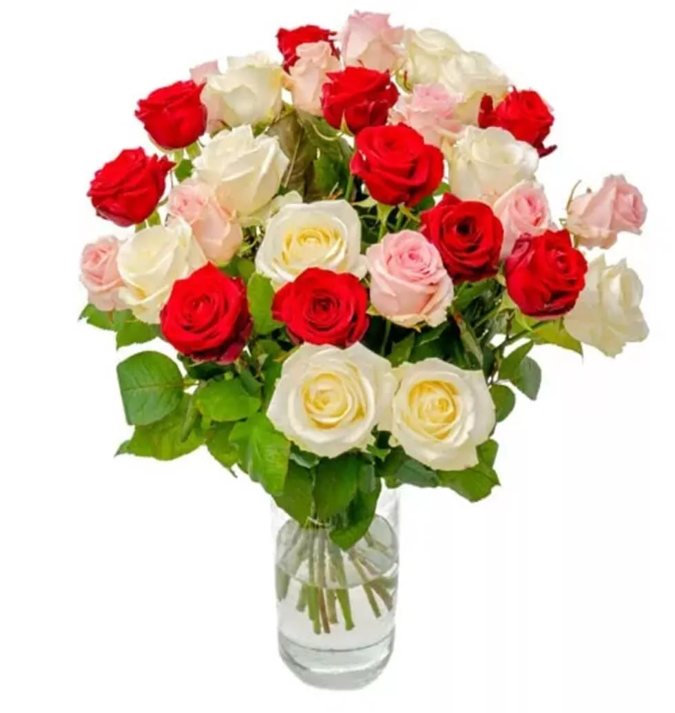 Bouquet Of Mixed Roses