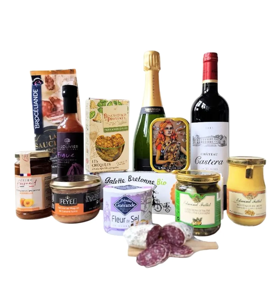 Luxurious Loire & Médoc Delicacy Box