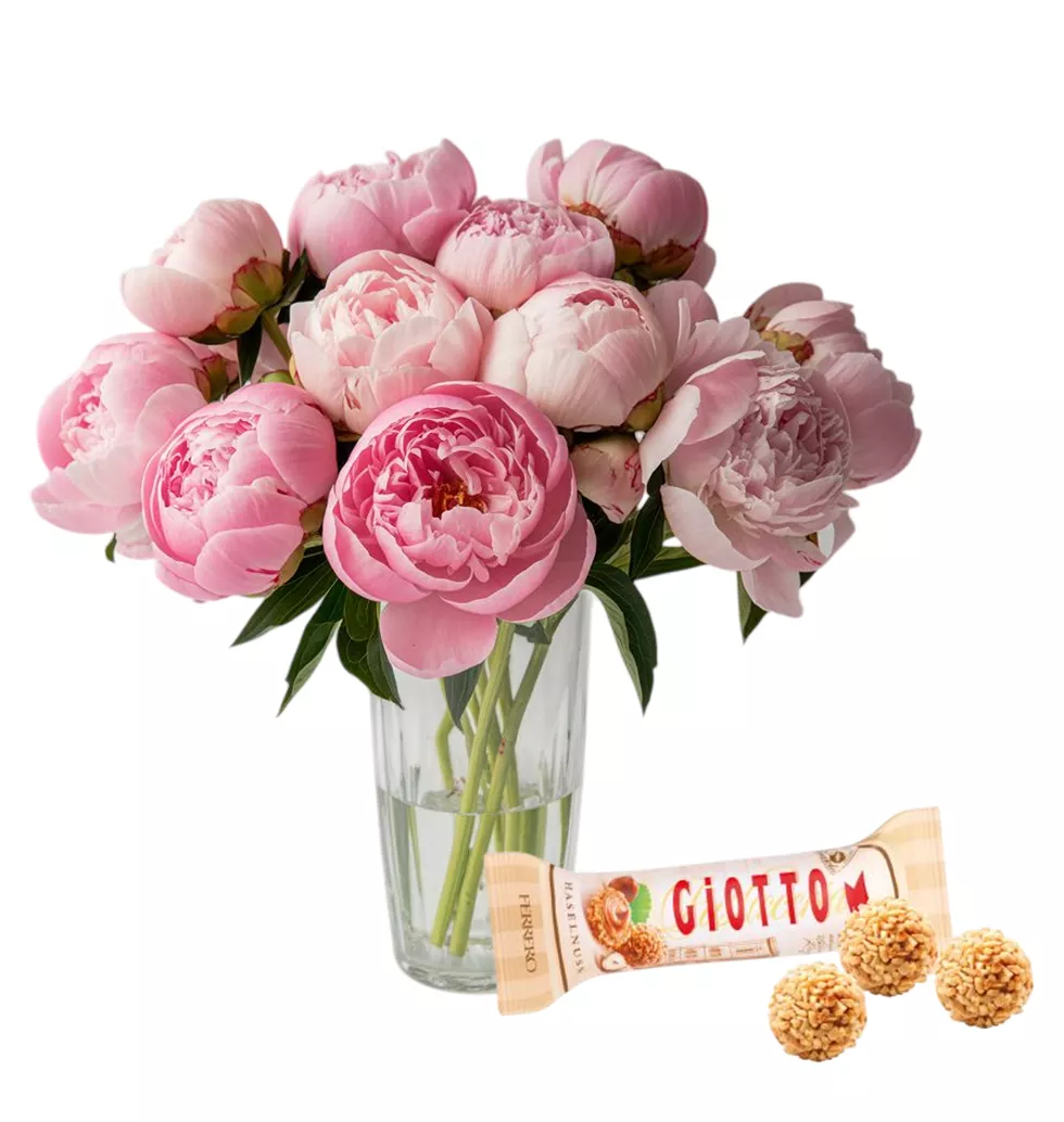 Charming Peonies & Ferrero Giotto