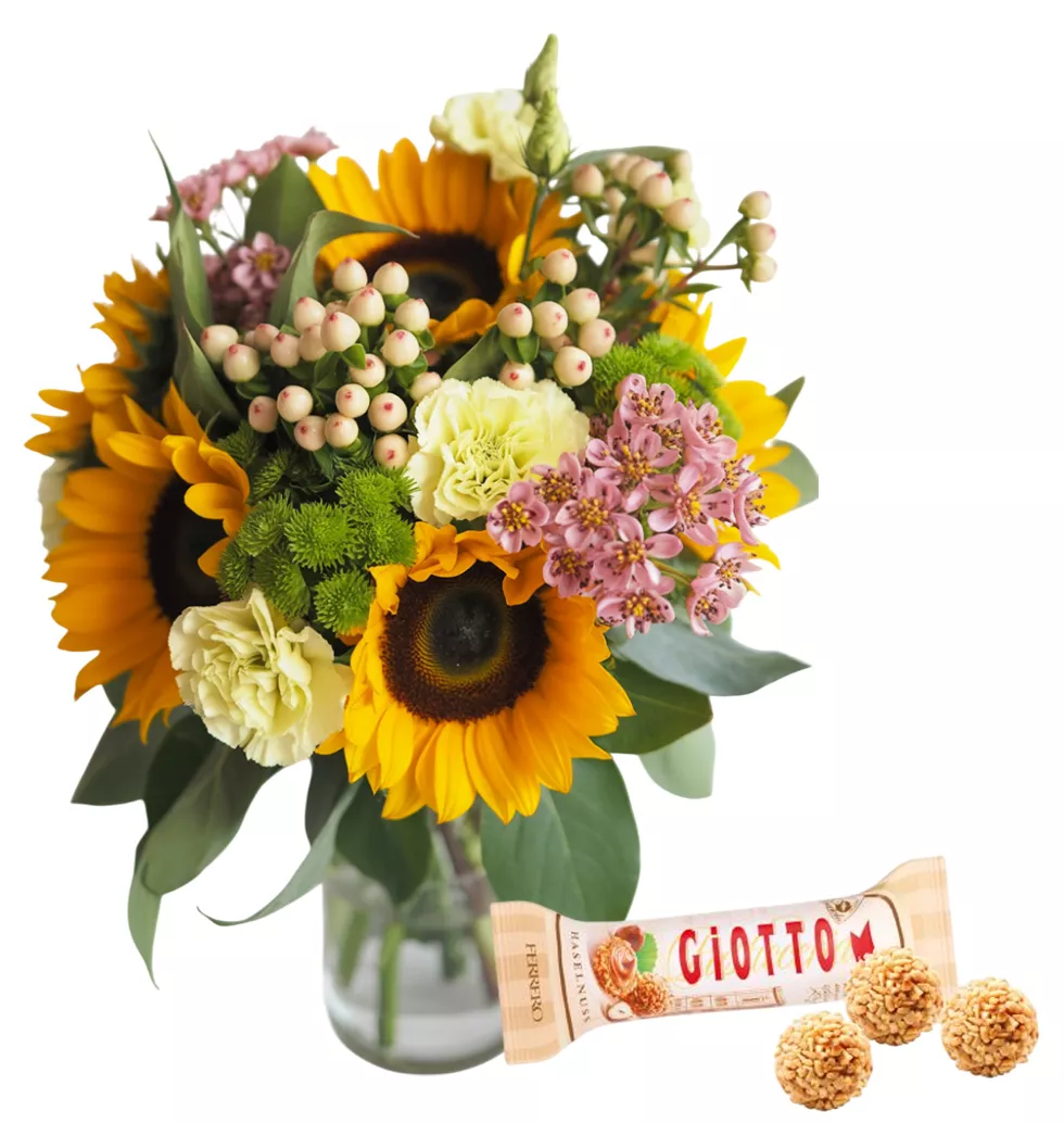 Vibrant Floral Surprise with Giotto