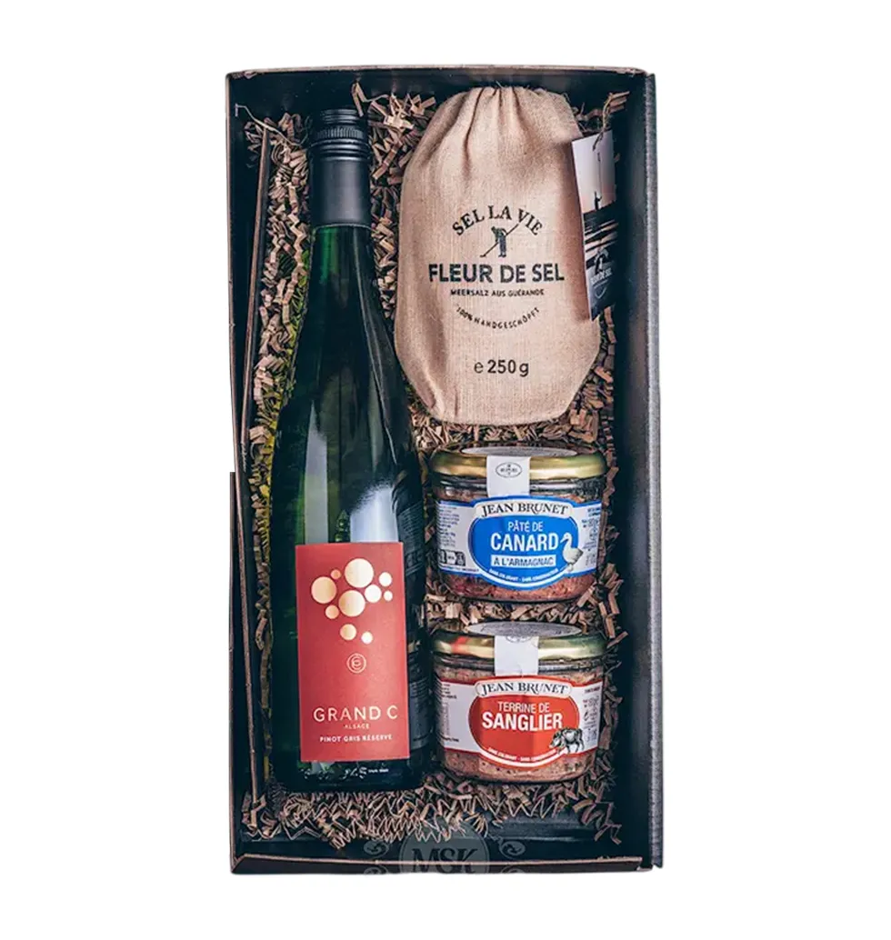 Elegant Alsace Tasting Gourmet Gift Hamper
