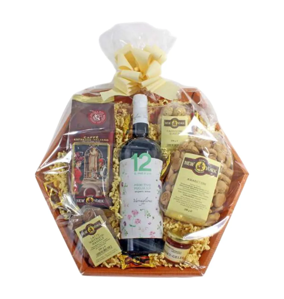 Gourmet Coffee & Wine Delight Pack
