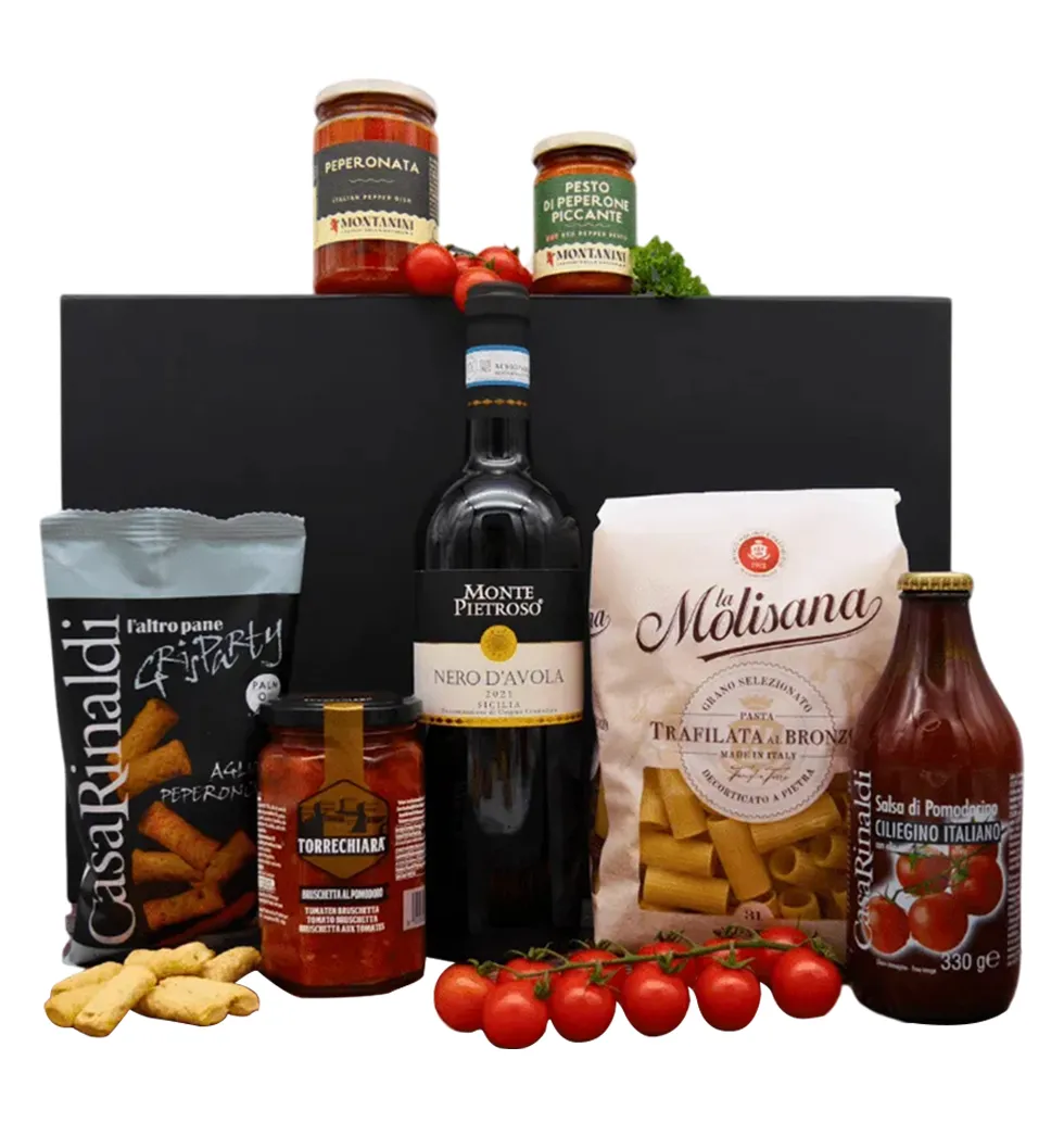 Bold Italian Flavours & Wine Gift Pack