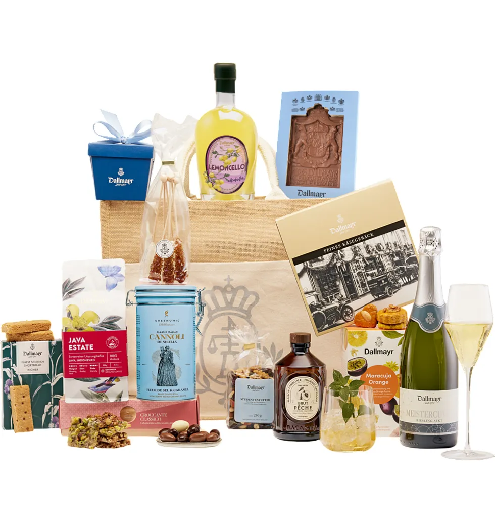 Jute Bag of Gourmet Delights