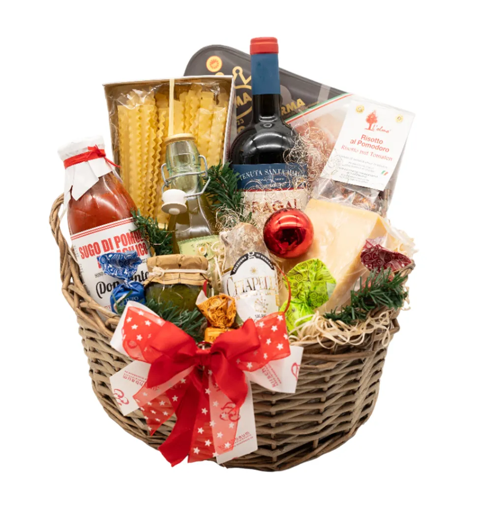 Italian Culinary Delights Basket