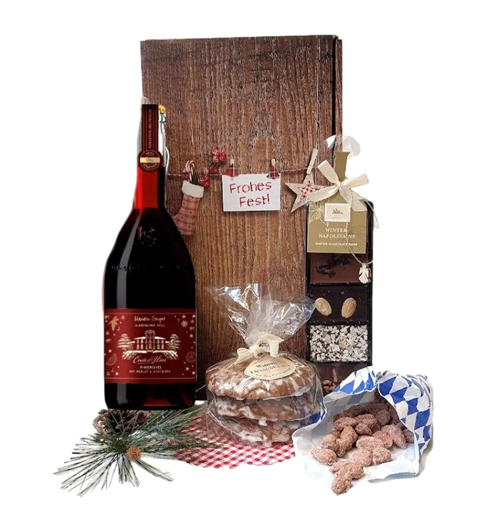 Enchanting Christmas Treats Gift Ensemble