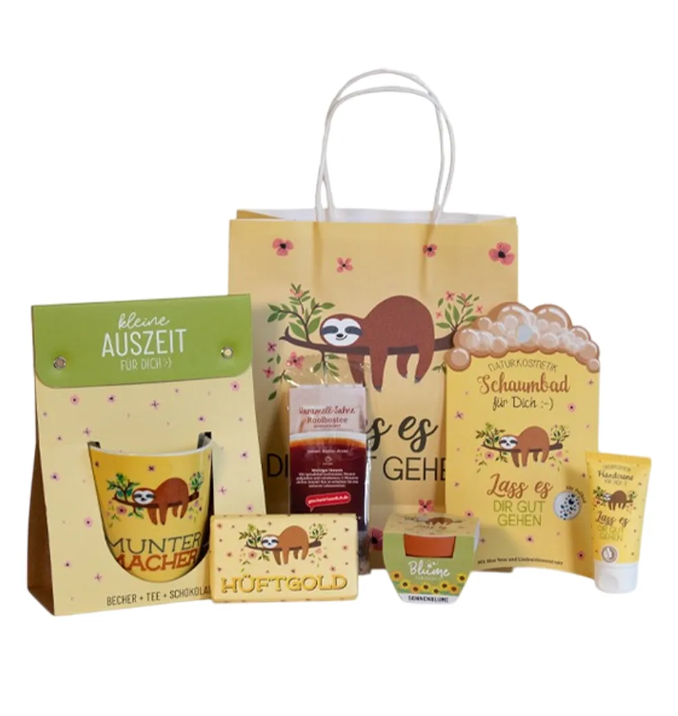 Bubble Bath, Tea & Treats Hamper