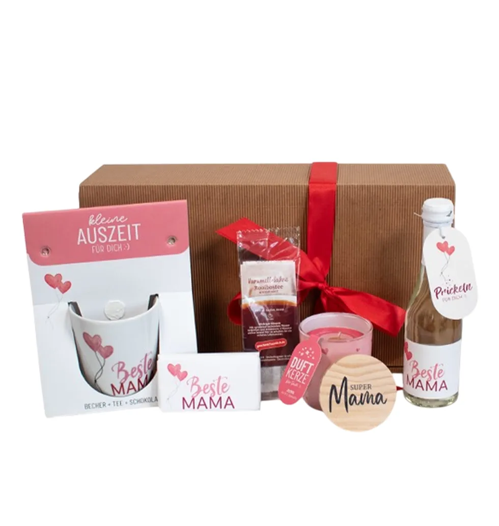 Aromatic Tea, Chocolate & Wine Hamper