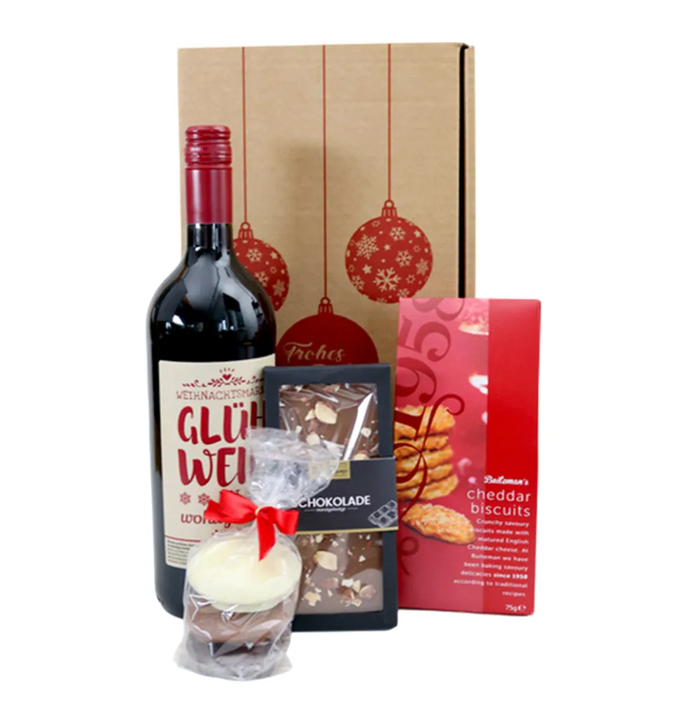 Luxury Mulled Wine & Treats Hamper
