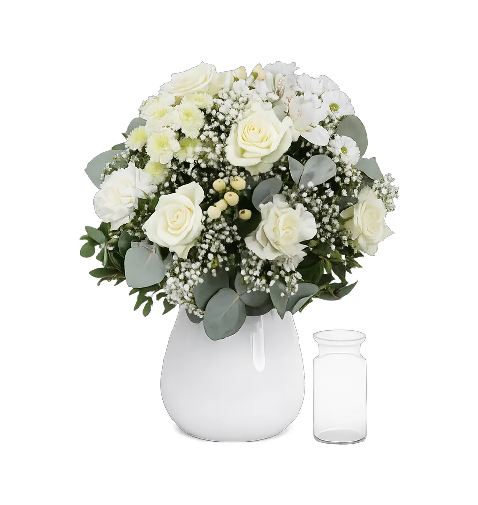 Classic White Sympathy Bouquet