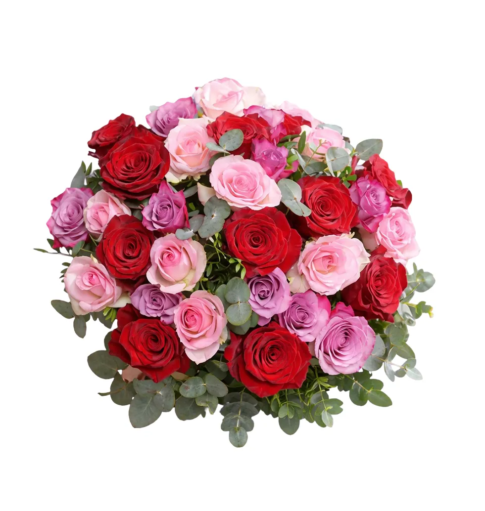Romantic Rose Harmony Bouquet Set