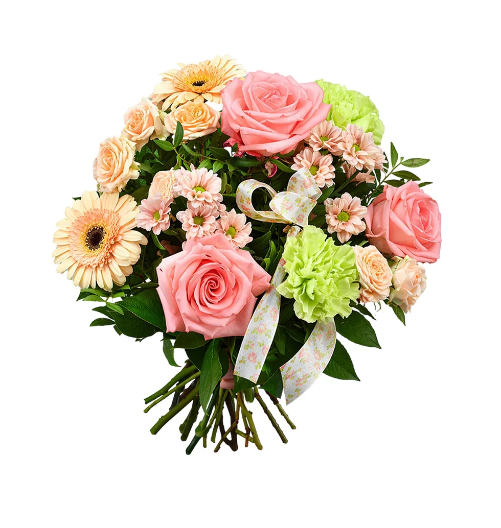 Radiant Floral Surprise with Chocolate Goodies