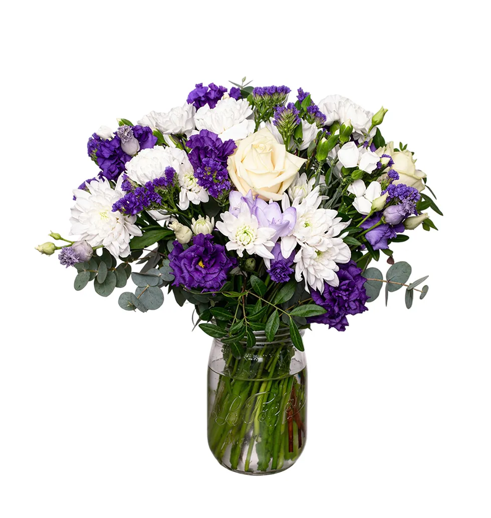 Ethereal White & Lavender Delight